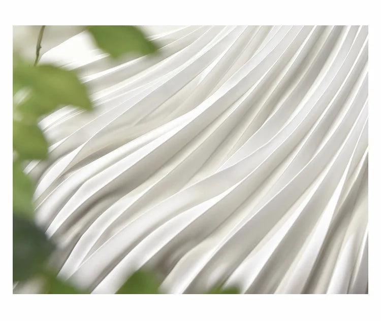 Looks Thin Pleated Skirt 2025 New High Waist A-line Skirt Mid-length Big Size Plaid Skirt Long Pleated Skirt Length 75-90cm