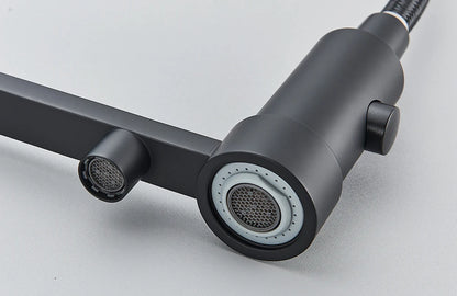 Filter Kitchen Faucet 2 In 1 Pull Down 360° Flexible Drinking Pure Water Purification Faucets Brass Hot Cold Water Mixer Tap