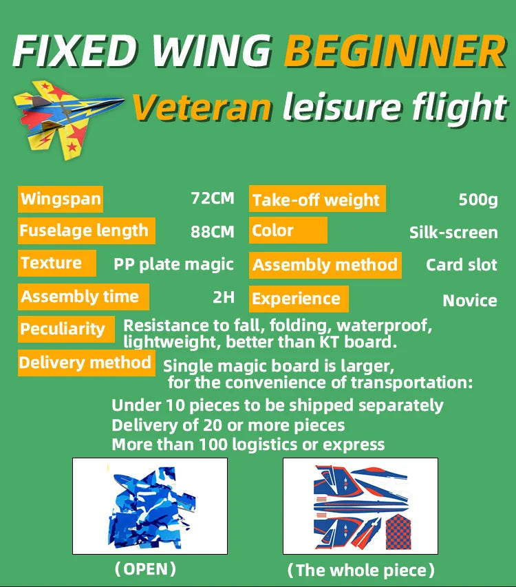 Fixed Wing Model Su27 RC Airplane With Microzone MC6C Transmitter with Receiver and Structure Parts For DIY F22 RC Aircraft.