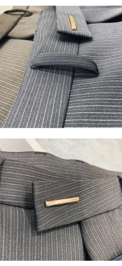 Men Suit Pants Formal Trousers Stretch Slim Pantalone Hombre Calça Masculina Solid Color Casual Dress Pants Fashion Men Clothing