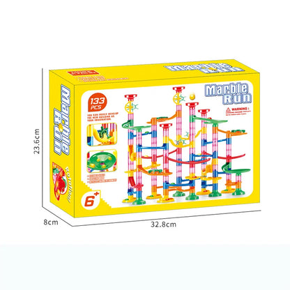 29-142PCS Marble Run Building Blocks Marbles Slide Toys For Children DIY Creativity Constructor Educational Toys Children Gift.