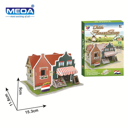 40 Style World Famous Architecture Building 3D Puzzle Model Construction 3D Jigsaw Puzzle Toys For Kids Christmas Gift