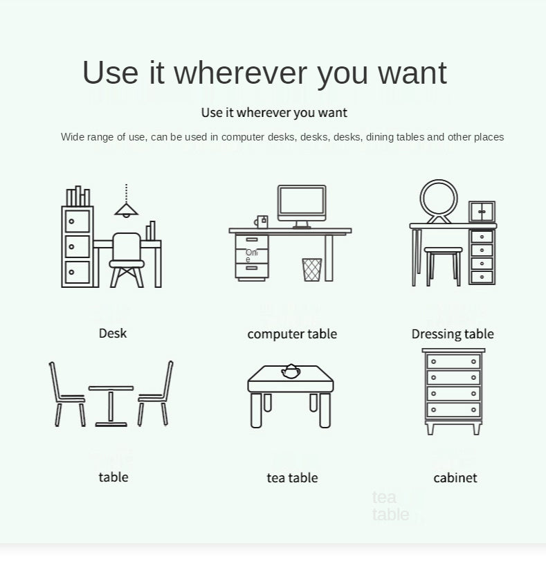 white mousepad Portable Mouse pad large Gaming Waterproof Non-slip PU Suede Desk Mat Computer Keyboard desk pad Mats.