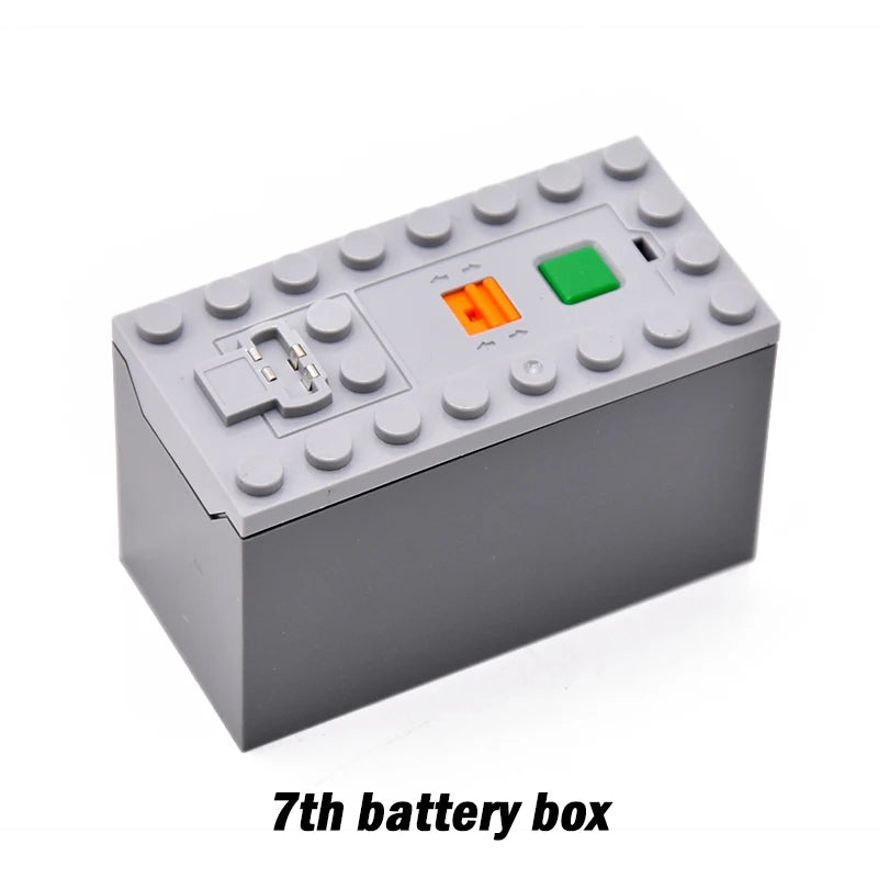 High-tech Power Function Extension Wire Servo Train Motor IR Remote Control Receiver Battery Box Parts For DIY Car Truck.