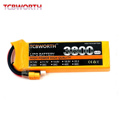 3S RC LiPo Battery 3S 11.1V 1300 1500 1800 2200 3000 3500 4200 6000mAh 25C 35C 60C For RC Airplane Drone Boat 11.1V LiPo 3S.