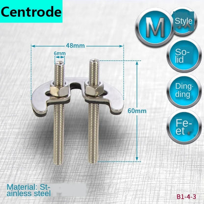 Kitchen faucet faucet fixed foot big foot screw extension nut wash basin thick countertop screw fixing seat repair accessories