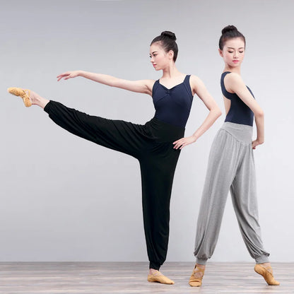 Running Sport Pants Woman Fitness Yoga Pants Yoga Legging Dance Pants High Waist Stretch Slim Ballet Pants Ladies.