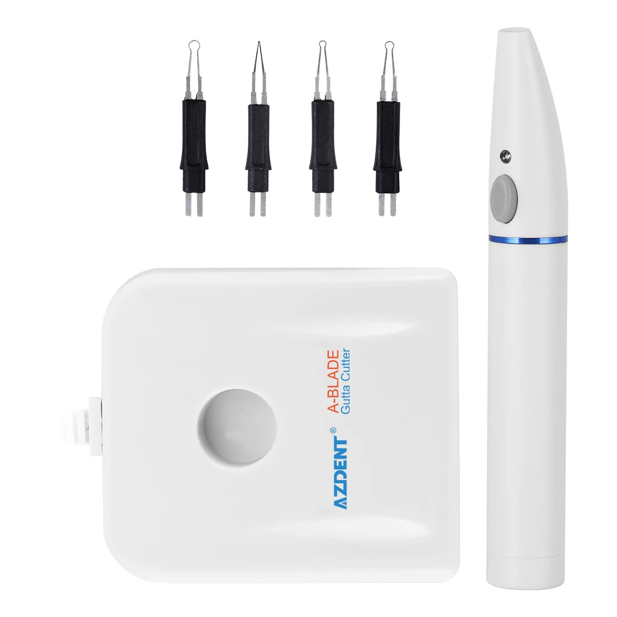 AZDENT Dental Endo Gutta Teeth Whitening Oral Hygiene Dental Equipment Tooth Gum Cutter Dental Cutta Percha with 4 Tips.