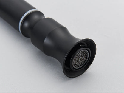 POIQIHY Antique Brass Kitchen Faucet Pull Out Bathroom Kitchen Mixers Single Handle Pull Down Cold Hot Water Tap Deck Mounted