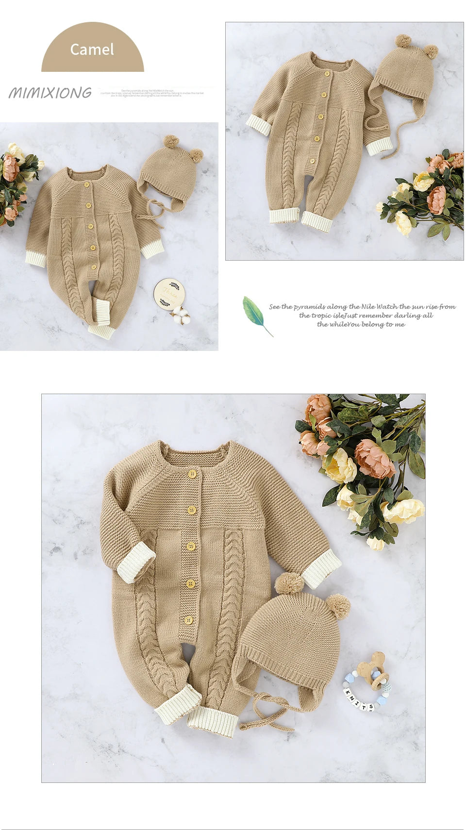 Baby Body Long Sleeve Strick Infant Kinder Unisex Overalls Kleidung Herbst Kleinkind Junge Overalls Ein Stück Kleinkind Mädchen Overall.