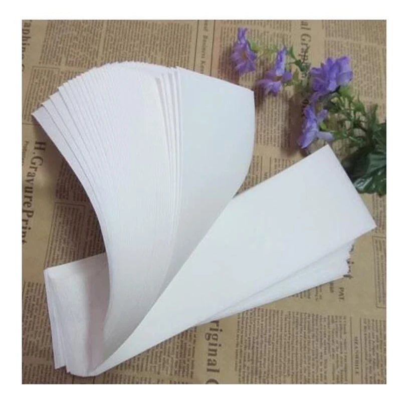 100pcs Removal Nonwoven Body Cloth Hair Remove Wax Paper Rolls Hair Removal Epilator Wax Strip Paper Roll P2.