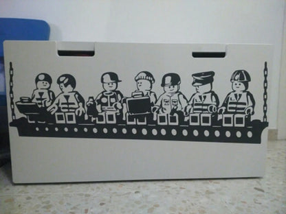 Funny Cartoon Robots Vinyl Wall Sticker Boys Room Wall Art Decals Kids Decor.