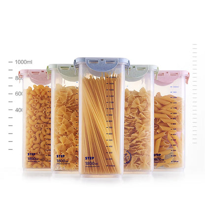 WBBOOMING Healthy Plastic Box Food Storage Box Storage Tank Airtight Plastic Containers Sealed Cans For Coarse Cereals Grains.