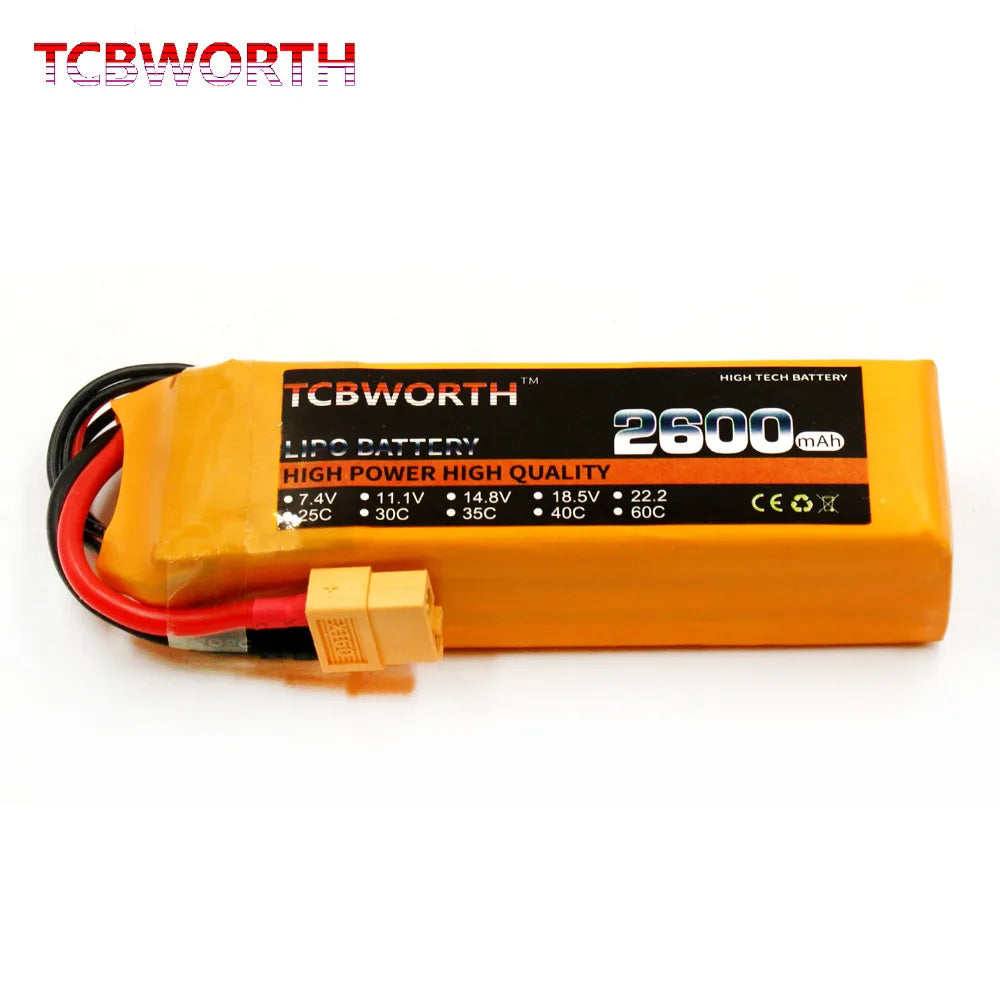 3S RC LiPo Battery 3S 11.1V 1300 1500 1800 2200 3000 3500 4200 6000mAh 25C 35C 60C For RC Airplane Drone Boat 11.1V LiPo 3S