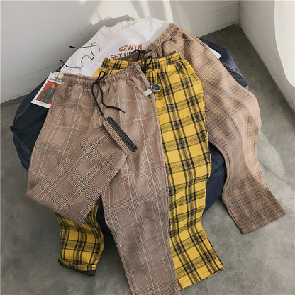 LAPPSTER Frauen Streetwear Plaid Hosen 2020 Harajuku Hohe Taille Jogger Koreanische Stil Jogginghose Damen Herbst Hosen Plus Größe