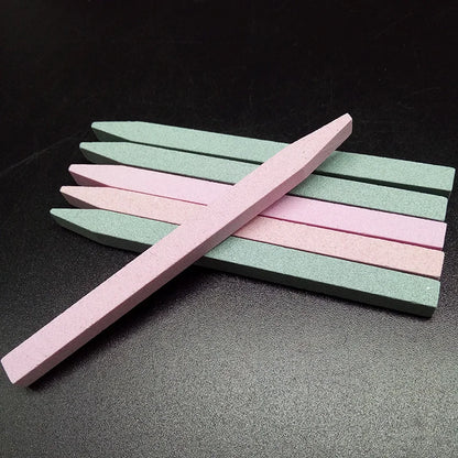 2pcs/lot Practical Stone Ceramic Nail Files Pumice Cuticle Remover Trimmer Nail Buffer Saws Art Manicure Tools.