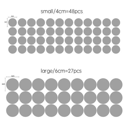 Black Dots Wall Stickers For Kids Room Baby Nursery Stickers Home Decor Kids Wall Sticker Baby Room Children Home Decoration