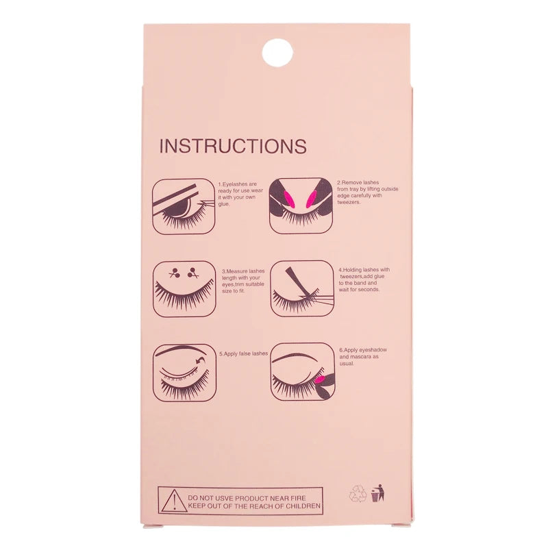 SHIDISHANGPIN 5 Pairs Eyelashes Natural Mink Eyelashes Fluffy 3d Mink Lashes Thick False Lashes Makeup Fake Eyelashes cilios.