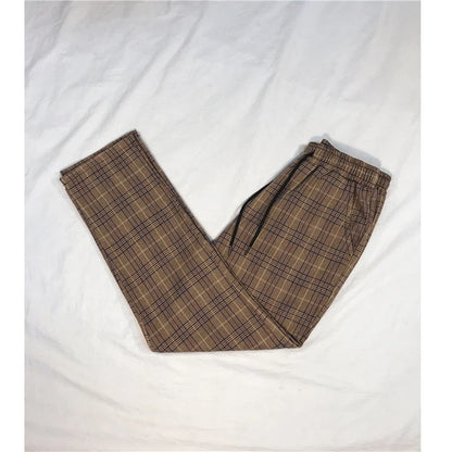 LAPPSTER Frauen Streetwear Plaid Hosen 2020 Harajuku Hohe Taille Jogger Koreanische Stil Jogginghose Damen Herbst Hosen Plus Größe