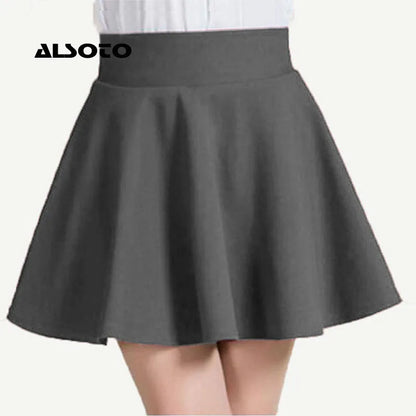 ALSOTO 2024 Winter and Summer Style Brand Women Skirt Elastic Faldas Ladies Midi Skirt Sexy Girl Mini Short Skirts Saia Feminina.
