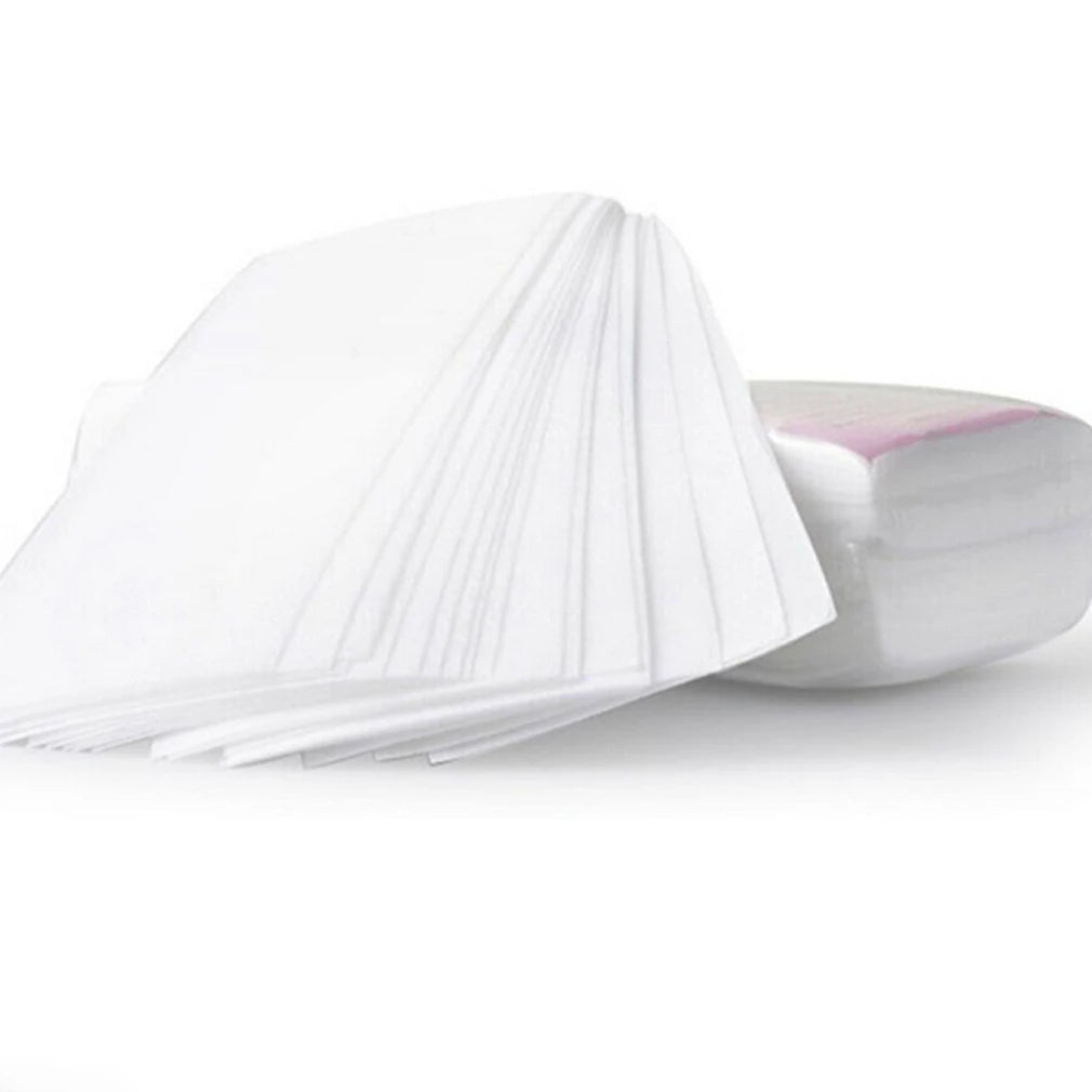 100pcs Removal Nonwoven Body Cloth Hair Remove Wax Paper Rolls Hair Removal Epilator Wax Strip Paper Roll P2.