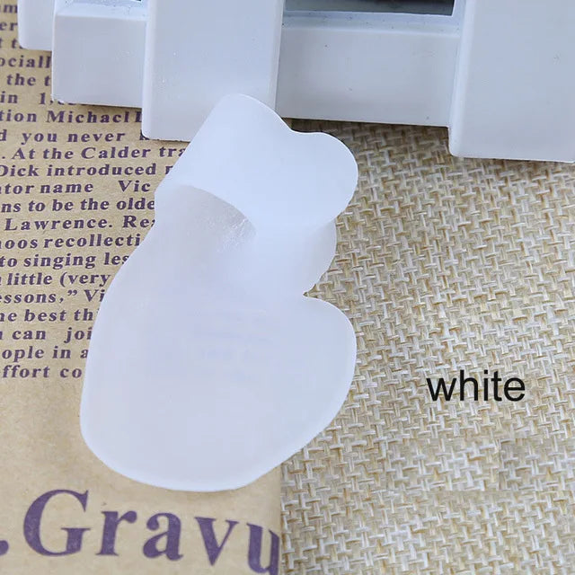2pcs=1pair Silicone Toe Corrector Gel Protector Finger Separator Orthopedic Products Hallux Valgus Pedicure Foot Care Hammer
