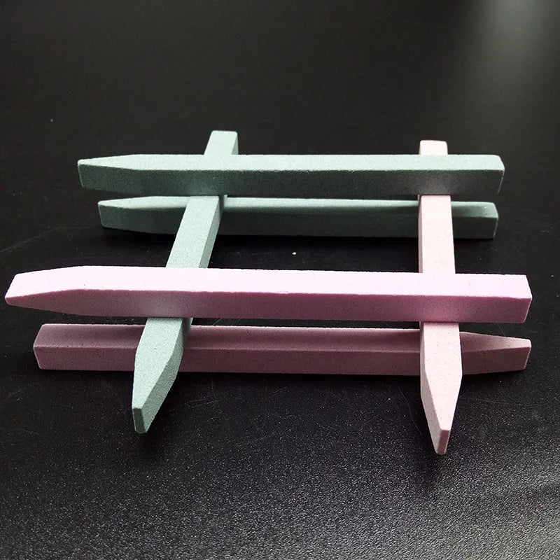 2pcs/lot Practical Stone Ceramic Nail Files Pumice Cuticle Remover Trimmer Nail Buffer Saws Art Manicure Tools.