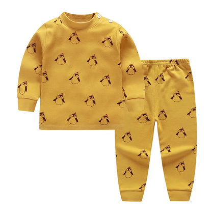 2024 frühling Herbst Neue Baby Kleidung Set Cartoon Baumwolle Baby Jungen Kleidung Mädchen Anzug Set 0-3 Jahre Baby kleidung