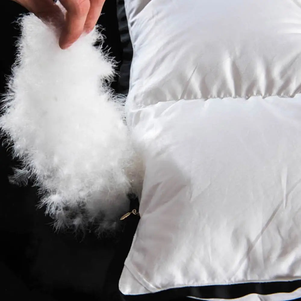 3D Luxury Quilted 100% High Rank Goose Down Duvet Quilt King Queen Full Size Comforter Winter Thick Blanket Solid Color.