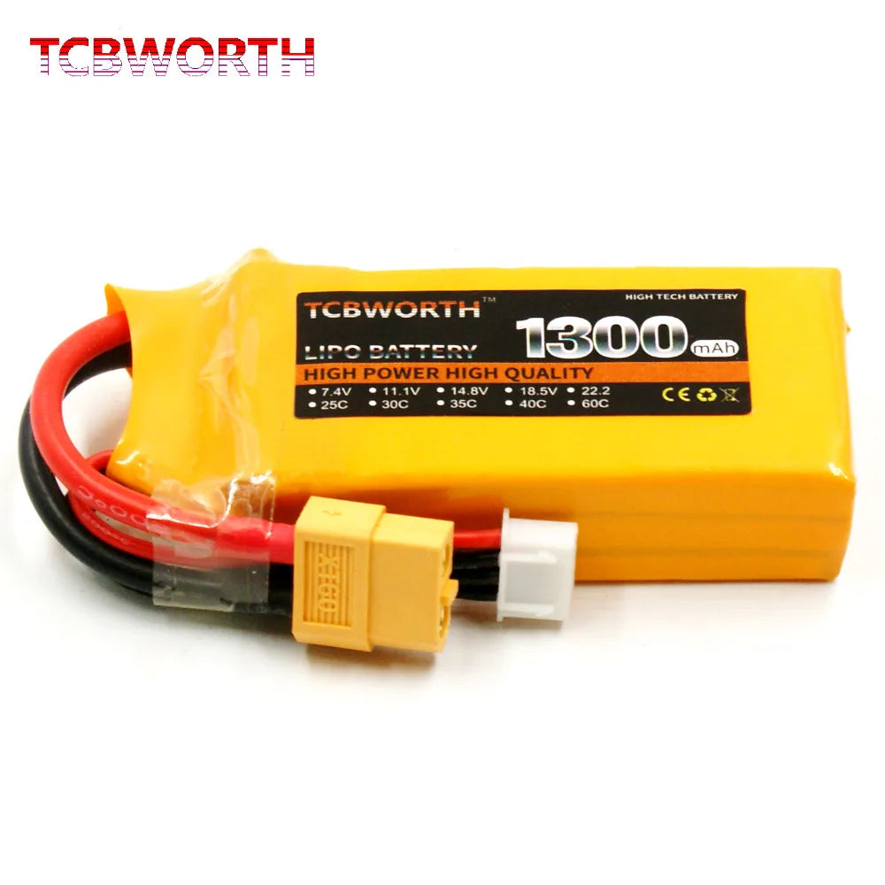 3S RC LiPo Battery 3S 11.1V 1300 1500 1800 2200 3000 3500 4200 6000mAh 25C 35C 60C For RC Airplane Drone Boat 11.1V LiPo 3S.