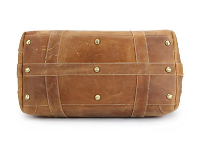 Vintage verrückte Pferd Echt leder Herren Reisetasche große Gepäck tasche männliche Reisetasche über Nacht Einkaufstasche Wochenend tasche große m110.