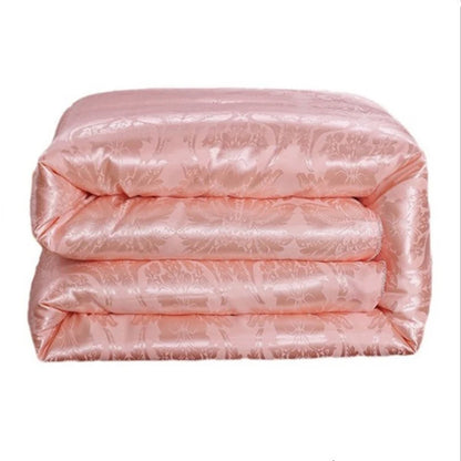 New Natural/Mulberry Luxury Silk Comforter Duvet Hand-made Twin Queen King Full size Blanket Quilt jacquard Bedding in Filler.