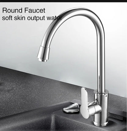 Kitchen sink lead-free handmade brushed 304 stainless steel 3mm thickness single bowl large size kitchen sink