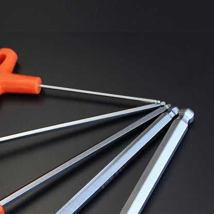 2/2,5/3/4/5/6/8/10 mm Kugel/Flachkopf Inbusschlüssel Inbusschlüssel Handwerkzeug Universal Quick Snap Adapter Chrom-Vanadium-Stahl Sechskant