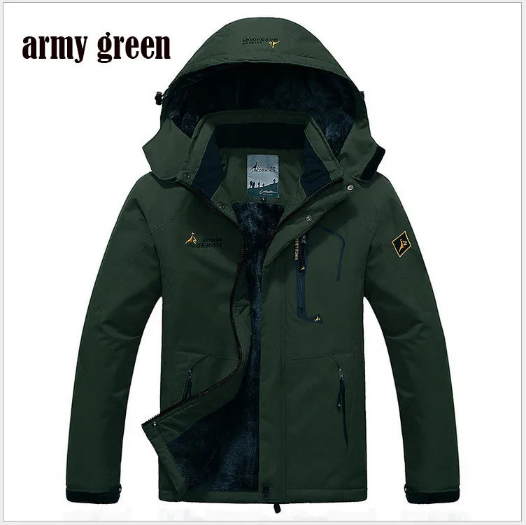 Winter Parka Men Windbreak Plus Thick Warm Windproof Fur Coats Male Military Hooded Anorak Jackets Men's Winter Jackets.