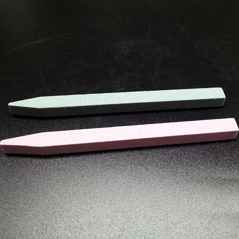 2pcs/lot Practical Stone Ceramic Nail Files Pumice Cuticle Remover Trimmer Nail Buffer Saws Art Manicure Tools.