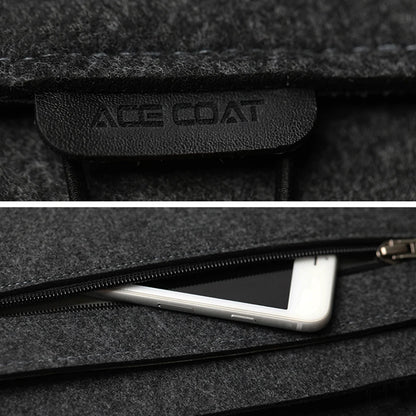 11.6/13/14/15"Laptop Sleeve Felt Ultralight Notebook Tablet Pad Case Multi-pocket Pouch Bag Briefcases for Apple Macbook/ Asus