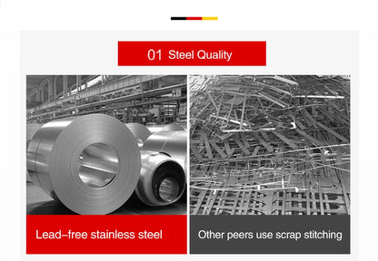 Kitchen sink lead-free handmade brushed 304 stainless steel 3mm thickness single bowl large size kitchen sink