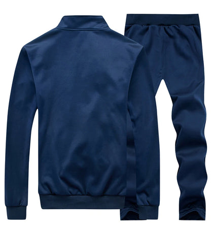 Men Sportwear Sets Fashion Autumn Spring Sporting Suit Sweatshirt +Sweatpants Mens Clothing 2 Pieces Sets Slim Tracksuit hoodies.