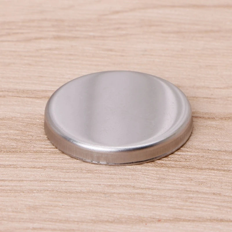 HUAMIANLI 10 Pcs New 3 Size Empty Magnetic For Eye Eyeshadow Shadow Makeup Powder Fundation Refill Palette Silver.