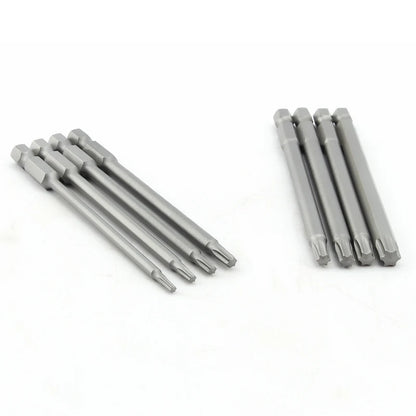 100mm Länge Torx Elektrische Schraubendreher Bit Sets S2 Harte Pflaume Kopf Wind Charge Bits Elektrische Bohrer Charge T8 T10 t20 T25 T30 T40