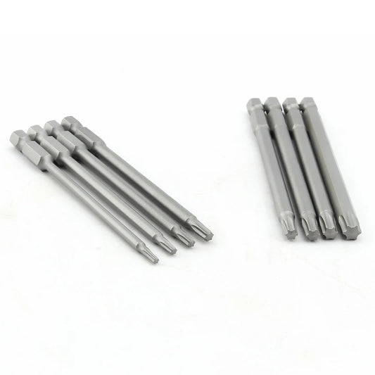 100mm Länge Torx Elektrische Schraubendreher Bit Sets S2 Harte Pflaume Kopf Wind Charge Bits Elektrische Bohrer Charge T8 T10 t20 T25 T30 T40