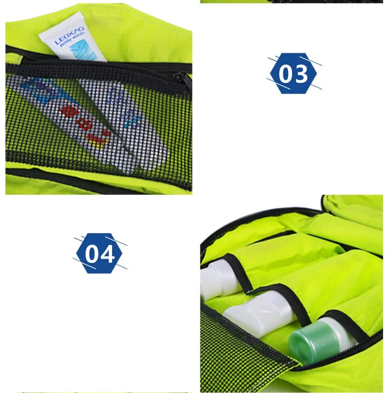 Men Large Waterproof Makeup Bag Male Female Travel Beauty Cosmetic Organizer Case Big Necessaries Make Up Women Toiletry Pouch.