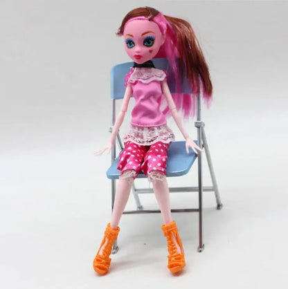 High Quality Fasion Monster Dolls Draculaura/Clawdeen Wolf/ Frankie Stein / Black WYDOWNA Spider Moveable Body Girls Toys.