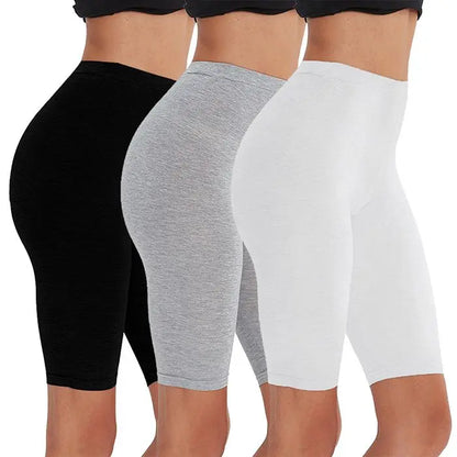 2pcs/3pcs Pack Eco-Friendly Viscose Spandex Legging Shorts For Woman Fitness Active Wear Very Soft Comfortable  M30181