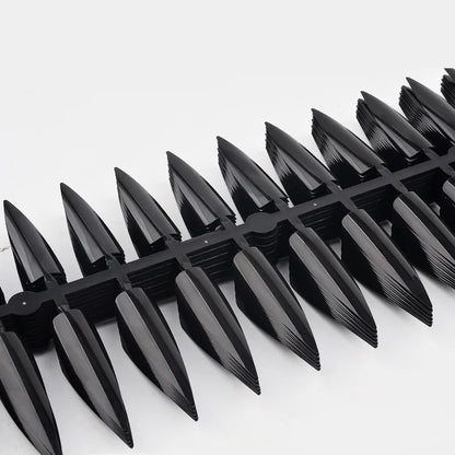 240Pcs Nail Art Set Clear Natural Full Cover Oval Sharp End Stiletto Long False Nails Tips for Artificial Manicure in Salon.