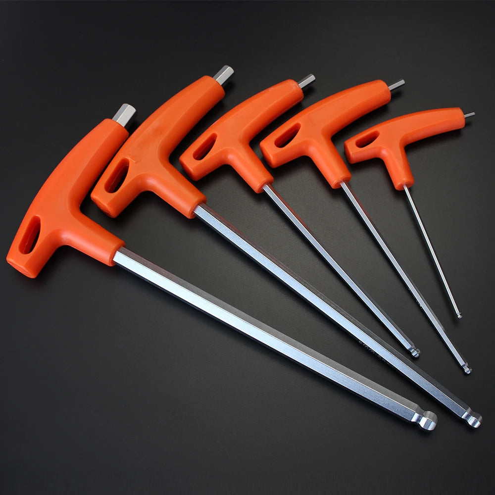 2/2,5/3/4/5/6/8/10 mm Kugel/Flachkopf Inbusschlüssel Inbusschlüssel Handwerkzeug Universal Quick Snap Adapter Chrom-Vanadium-Stahl Sechskant