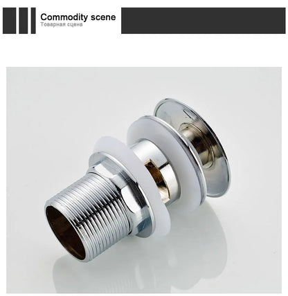 Bad Eitelkeit Waschbecken Pop Up Abfluss mit Überlauf, Wasserhahn Schiff Pop Up Abfluss Stopper