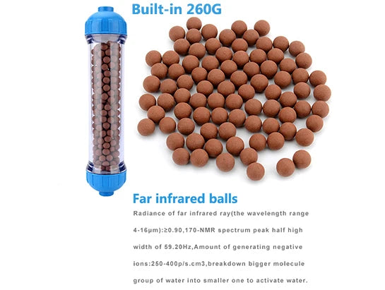 T33 Housing DIY Fill Shell With Filter Cartridge Alkaline balls/Maifan Stone/activated carbon/Resin/KDF for Aquarium purifier
