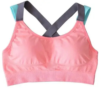 Active Push Up Bras Backless Fitness Bras with pad Crop Tops Women Sexy sleep Bralet Brassiere Women Tank Top bra.